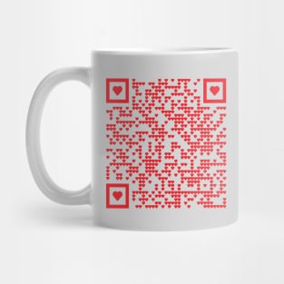 Rick Roll QR Code (Rick Ashley Never gonna let you down Mug